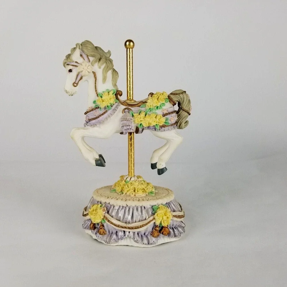 Carousel Horse Melodies County Fair Collection Let Me Call You Sweetheart Floral